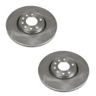Disque de frein avant X2 OPEL/VAUXHALL Adam Astra G/H Corsa D/E Meriva  09194477