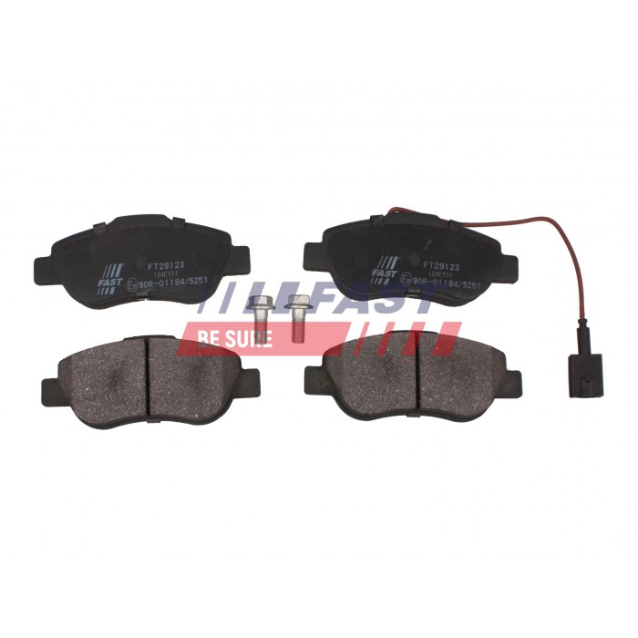 Kit Plaquette de Frein Avant Pour Fiat 500 Doblo Fiorino Grande Punto Qubo Mito