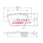 Kit Plaquette de Frein Arrière Pour Fiat Alfa Romeo Lancia 71765051 71769094