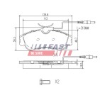 Kit Plaquette de Frein Avant Pour Peugeot 306 Partner Citroën Berlingo Xsara