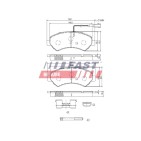 Kit Plaquette de Frein Avant Pour Peugeot Fiat Citroën 1623842580 71770042