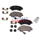 Kit Plaquette de Frein Avant Pour Peugeot Fiat Citroën 1607878780 155253629
