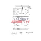Kit Plaquette de Frein Avant Pour Peugeot Fiat Citroën 1607878780 155253629