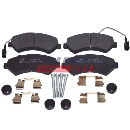 Kit Plaquette de Frein Avant Pour Peugeot Fiat Citroën 1607878780 155253629
