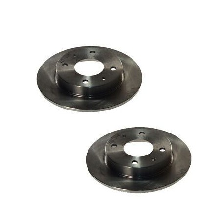 Disque de frein arrière X2 MITSUBISHI Colt Smart Forfour 4605A076 A4544200072