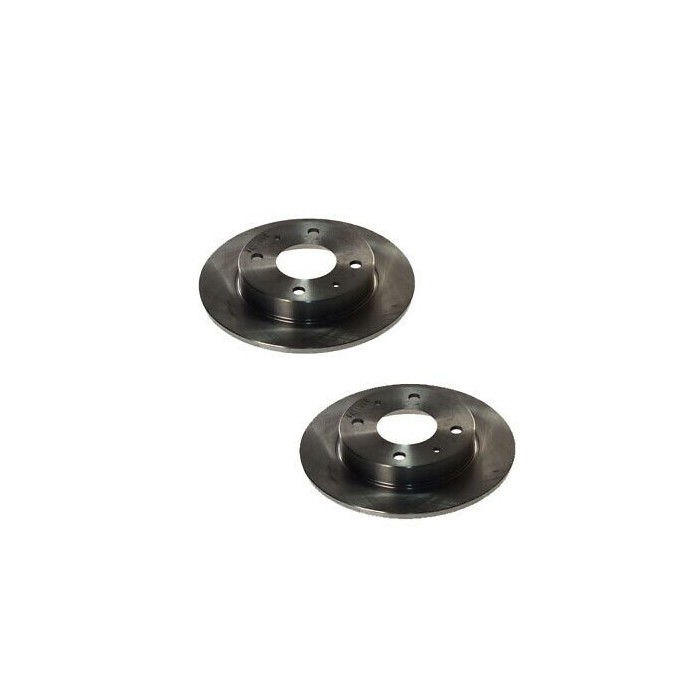 Disque de frein arrière X2 MITSUBISHI Colt Smart Forfour 4605A076 A4544200072