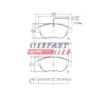 Kit Plaquette de Frein Avant Pour Opel Combo Fiat 500 Doblo Fiorino Qubo