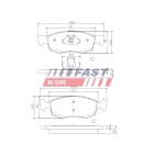Kit Plaquette de Frein Avant Pour Fiat Doblo 71770964 77362205 77363496 9948870
