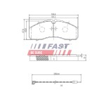 Kit Plaquette de Frein Avant Pour Iveco Daily III Renault Trucks
