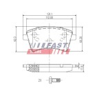 Kit Plaquette de Frein Avant Pour Renault Kangoo Mercedes-Benz Citan 410605649R