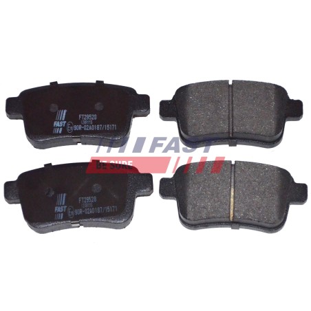 Kit Plaquette de Frein Arrière Pour Renault Kangoo Mercedes-Benz Citan
