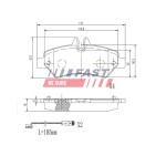 Kit Plaquette de Frein Arrière Pour Mercedes-Benz Sprinter 0044206920