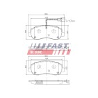 Kit Plaquette de Frein Avant Pour Renault Opel Nissan Vauxhall 410601061R