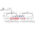 Kit Plaquette de Frein Arrière Pour Renault Opel Nissan Vauxhall 7485121752