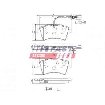 Kit Plaquette de Frein Avant Pour Renault Kangoo 410605649R 7701210174