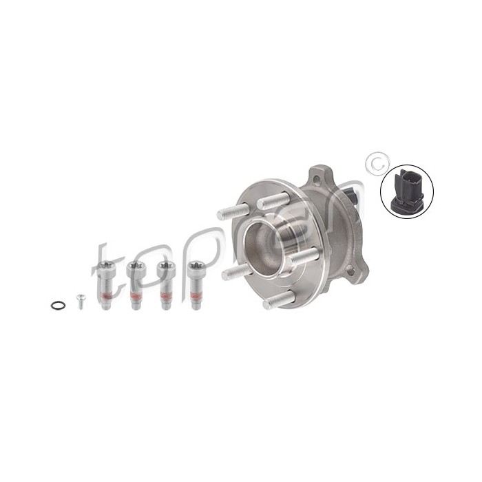 Moyeu de Roue Arrière Pour Ford C-Max II AV612C299BAD