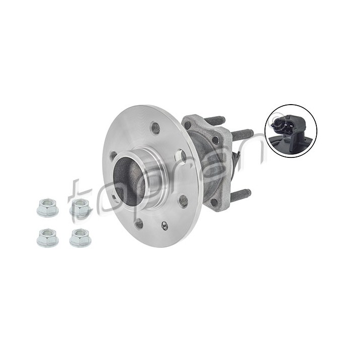 Moyeu de Roue Arrière Pour Opel Astra H Vauxhall Astravan Camionnette/Break