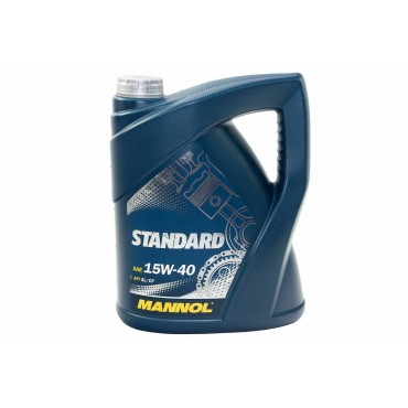 Bidon d'huile 5L Mannol 15W40 API SL/CF