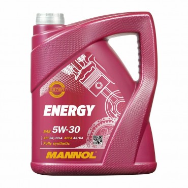 Bidon d'huile 5L 5W30 Mannol 502 00/505 00 ACEA A3/B4