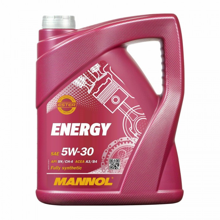 Bidon d'huile 5L 5W30 Mannol 502 00/505 00 ACEA A3/B4