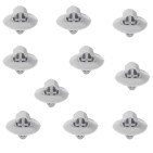 x10 clips agrafe fixation moulure pour Renault Kangoo I/II 7703077421