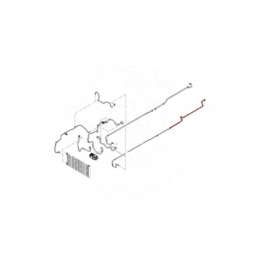 Tuyau de Clim Pour Renault Trafic III Opel Vivaro B Nissan NV300 924626825R