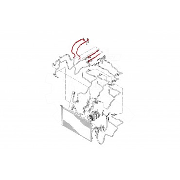Tuyau de Clim Pour Audi Q7 7L8820727A 7L8820727B