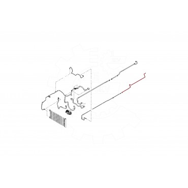 Tuyau de Clim Pour Renault Trafic III Opel Vivaro B Fiat 924621044R 93459095