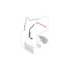 Tuyau de Clim Pour Ford B-Max Fiesta VI 1750122 8V5119N617AB 8V5119N617AC