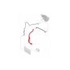 Tuyau de Clim Pour Ford Fiesta VI 8V5119D850BC 8V5119D850BD 8V5119D850BE