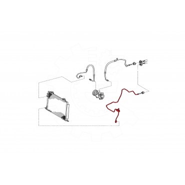 Tuyau de Clim Pour Toyota Avensis 8871605401