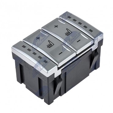 Bouton Interrupteur Siège chauffant Chromé pour S-MAX GALAXY MONDEO BS7T19K314AB