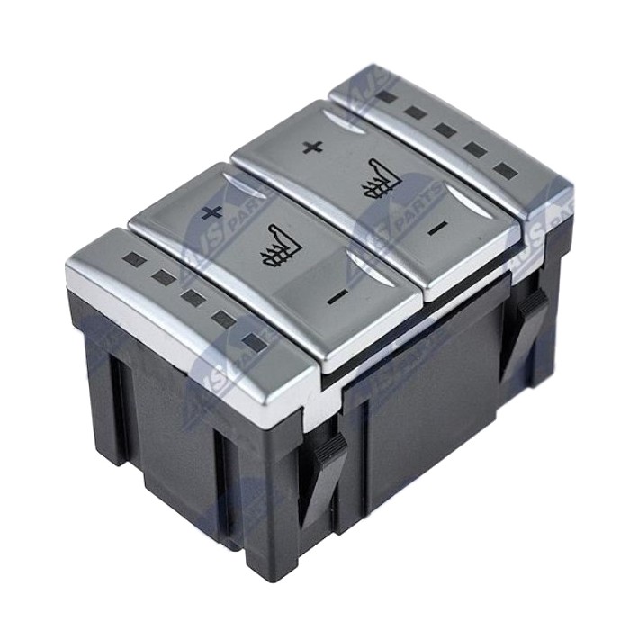 Bouton Interrupteur Siège chauffant Chromé pour S-MAX GALAXY MONDEO BS7T19K314AB