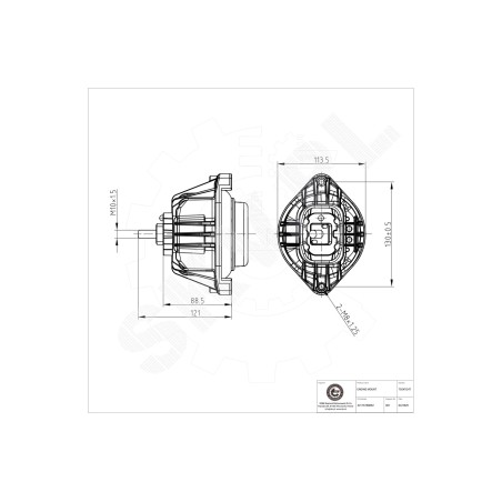 Support Moteur Droit Pour BMW Série 1 E81 E82 E87 E88 3 E90 E91 E92 22116768852