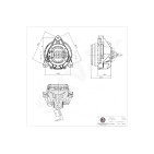 Support Moteur Gauche Pour BMW Série 1 F20 F21 3 F30, F80 F31 22116854251