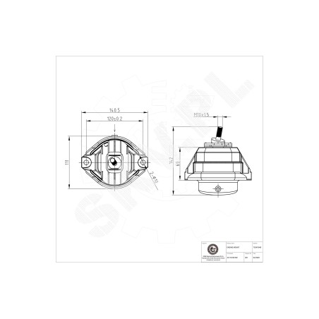 Support Moteur Droit Pour BMW Série 5 E60 E61 6 E63 E64 22116761092 22116770726