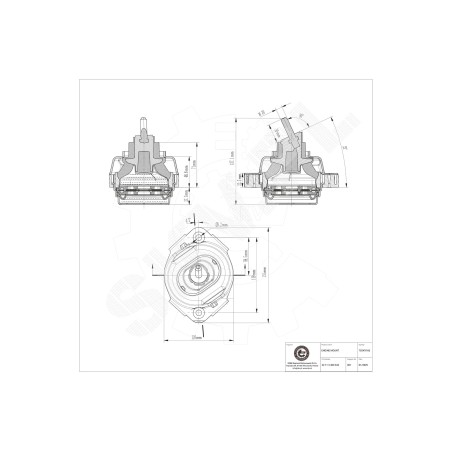 Support Moteur Droit Pour BMW X3 E83 22113400342 22113421300