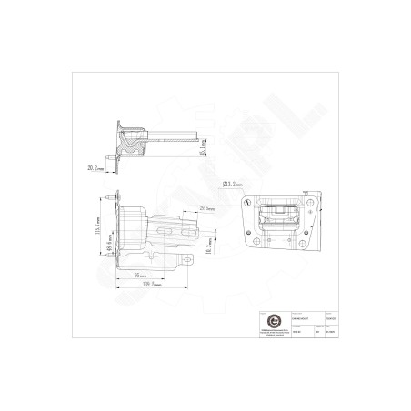 Support Moteur Gauche Pour Peugeot 207 Citroën C2 C3 DS3