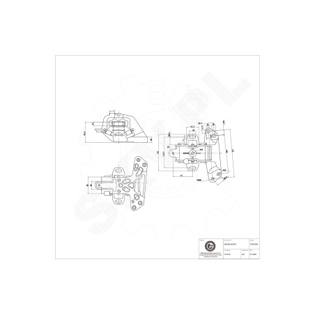 Support Moteur Gauche Pour Peugeot 407 508 Citroën C5