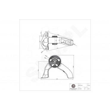 Support Moteur Arrière Pour Dodge Caliber Jeep Compass 68032586AF