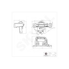 Support Moteur Droit Pour Ford C-Max II Focus III Grand Transit 1766314 2113114