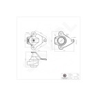 Support Moteur Droit Pour Ford Mondeo III 1123542 1S716F012AD