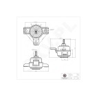 Support Moteur Droit Pour Hyundai ix55 Santa Fé II 218112B000