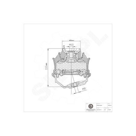 Support Moteur Avant Droit Pour Mercedes-Benz Classe C CLC T-Model E A2022402717
