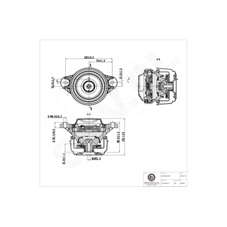 Support Moteur Droit Pour Mercedes-Benz Classe E T-Model CLS 2122403317