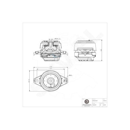 Support Moteur Gauche Pour Mercedes-Benz Classe GL M GLE GLS A1662405817