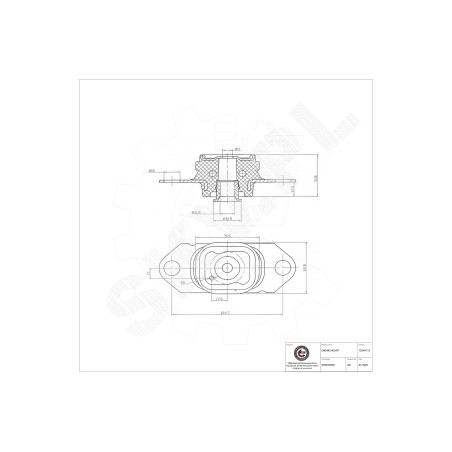 Support Moteur Gauche Pour Renault Clio III Duster Modus Nissan Tiida