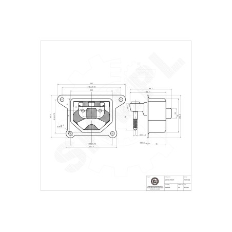 Support Moteur Avant Droit Pour Opel Corsa B Tigra Vauxhall
