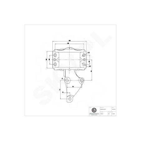 Support Moteur Droit Pour Peugeot 307 183993 9636270080