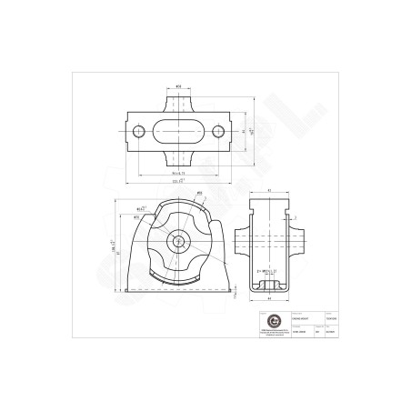 Support Moteur Avant Pour Toyota Corolla RAV 4 III 1236128230